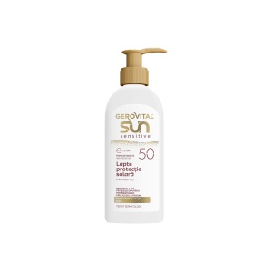 Lapte de corp cu protectie solara SPF 50 Sun Sensitive, 200 ml, Gerovital