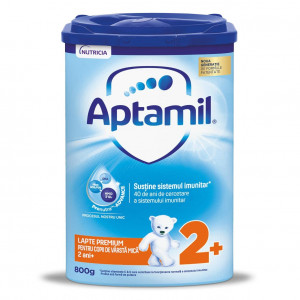 Lapte praf Junior 2+ Nutri-Biotik, 800 g, Aptamil