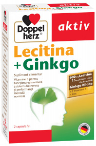 Lecitina + Ginkgo, 30 capsule, Doppelherz