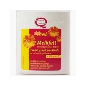 Melkfett crema grasa emolienta cu galbenele si Vitamina E Alpifresh, 250 ml, Lenhart Kosmetik