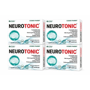 Neurotonic, 30 Capsule Moi x 4 Bucăți, Pachet Avantajos, Cosmopharm