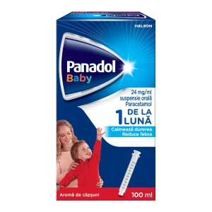 Panadol Baby suspensie orală, 24 mg/ml, 100 ml, Haleon