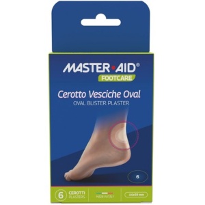Plasturi hidrocoloidali pentru basici Oval Foot Care Master Aid, 6 bucati, Pietrasanta Pharma