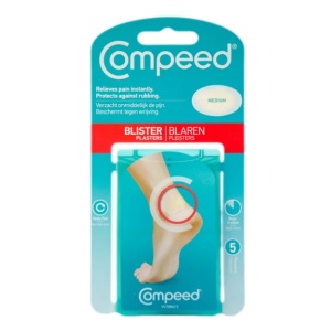Plasturi medii pentru basici mixt, 5 bucati, Compeed