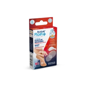 Plasturi pentru negi, 16 bucati, ActivePlast