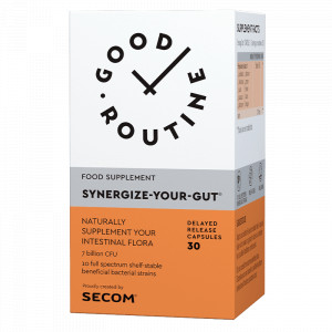 Probiotic si prebiotic Synergize Your Gut Good Routine, 30 capsule, Secom