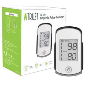 Pulsoximetru cu bluetooth TD-8255, negru, Vtrust