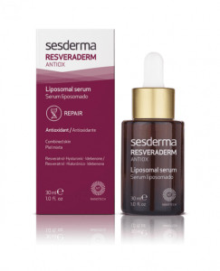 Ser antioxidant pentru toate tipurile de piele Resveraderm Antiox, 30ml, Sesderma