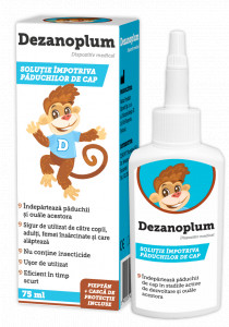 Solutie impotriva paduchilor Dezanoplum, 75 ml, Zdrovit