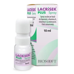 Spray ocular Lacrisek Plus, 10 ml, Fidia