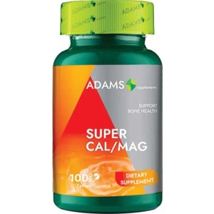 Super Cal/Mag, 100 tablete, Adams Vision