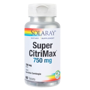 Super CitriMax (Garcinia cambogia) 750mg, Solaray, 60 tablete, Secom