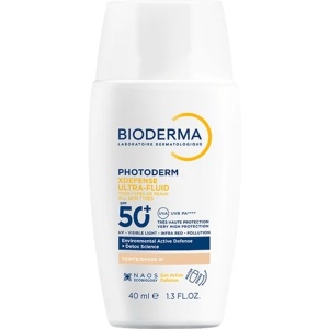 Ultra-Fluid colorat pentru protectie solara avansata protectie anti-poluare si anti-degradare celulara SPF50+ Fototip 01 Photoderm XDefense, 40ml, Bioderma
