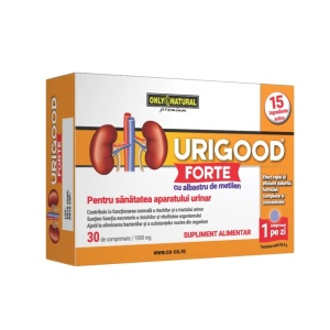 Urigood Forte 1000 mg, 30 comprimate, Only Natural