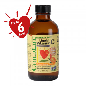 Vitamina C pentru copii Childlife Essentials, 118.50 ml, Secom