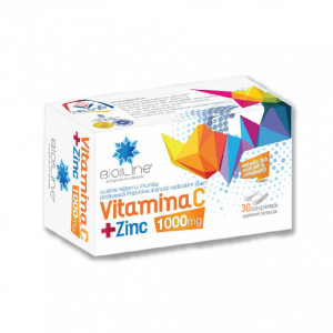 Vitamina C + Zn 1000 mg, 30 comprimate, Helcor