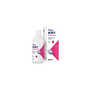 Apa de gura pentru copii Fluor Kin Calcium, 500 ml, Laboratorios Kin