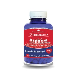 Aspirina Cardio Prim 75 mg, 60 capsule, Herbagetica