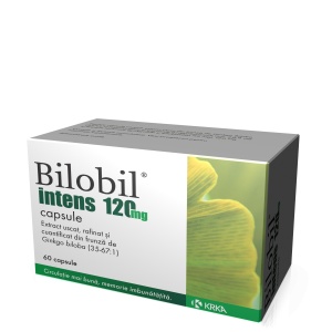 Bilobil Intens, 120 mg, 60 capsule, Krka