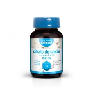 Calciu Citrat 1000mg si Vitamina D3, 120 comprimate, Naturmil