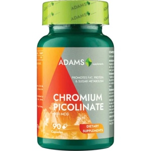 Chromium Picolinate, 200 mcg, 90 capsule, Adams Vision