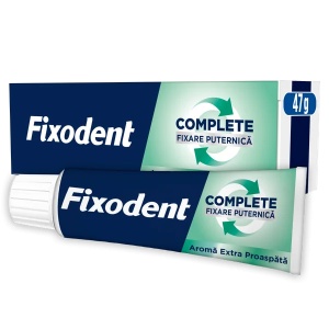 Crema adeziva pentru proteza dentara Fresh Complete, 47 g, Fixodent