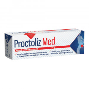 Crema antihemoroidala Proctoliz Med, 25 g, Look Ahead