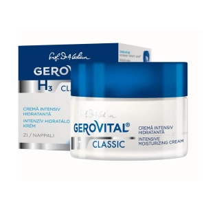 Crema intensiv hidratanta de zi H3 Classic, 50 ml, Gerovital
