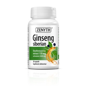 Ginseng siberian, 150 mg, 30 capsule, Zenyth