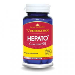 Hepato Curcumin 95, 60 capsule, Herbagetica