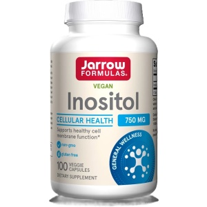 Inositol Jarrow Formulas, 750 mg, 100 capsule vegetale, Secom