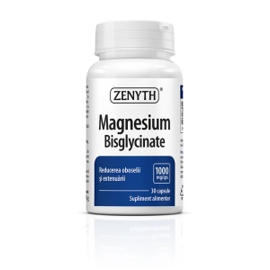 Magneziu bisglicinat, 1000 mg, 30 capsule, Zenyth