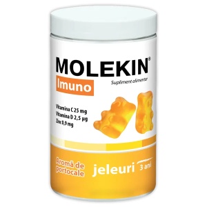 Molekin Imuno 3 ani+, 60 jeleuri gumate, Zdrovit