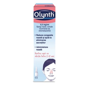 Olynth spray nazal pentru copii, 0.5 mg, 10 ml, Kenvue