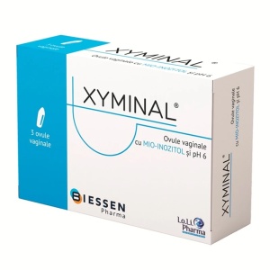 Ovule vaginale cu Mio-Inozitol si pH 6 Xyminal, 3 ovule vaginale x 1 g, Biessen Pharma
