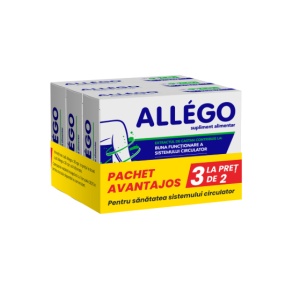 Pachet Allego, 3 x 30 comprimate filmate, Fiterman