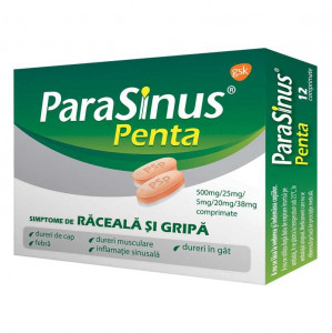Parasinus Penta x 12 comprimate, Glaxosmithkline
