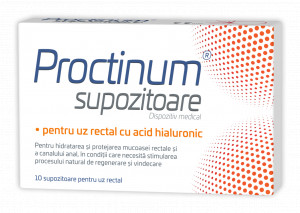 Proctinum supozitoare x 10 supozitoare (Zdrovit)