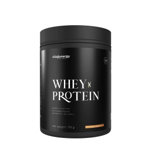 Pudra proteica din zer cu aroma de ciocolata Whey Protein, 750 g, Vitaxynergy