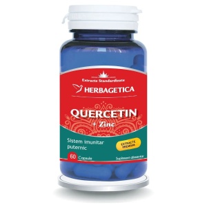 Quercetin Plus Zinc, 60 capsule, Herbagetica