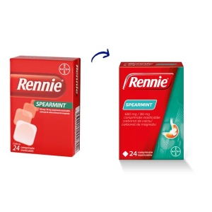 Rennie Spearmint, 24 comprimate, Bayer