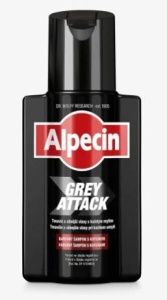 Sampon cu cafeina pentru parul grizonat Grey Attack, 200 ml, Alpecin