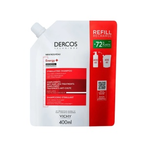 Sampon energizant impotriva caderii parului Energy+ Dercos, Refill, 400ml, Vichy