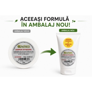 Sampon tratament cu Ketoconazol 2%, 100g, Ducfarm