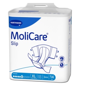 Scutece incontinenta severa adulti MoliCare Slip Extra Plus, marime XL, 14 bucati, Hartmann