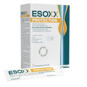 Sirop pe baza de miere, acid hialuronic, aloe vera si sulfat de condroitina Esoxx Reflux Protection, 20 x 10 ml, Sofar