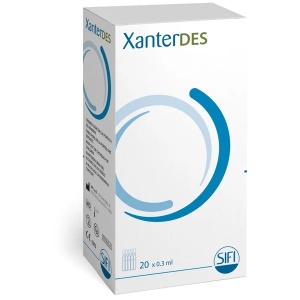 Solutie oftalmica Xanterdes, 20 flacoane monodoza x 0.3 ml, SIFI