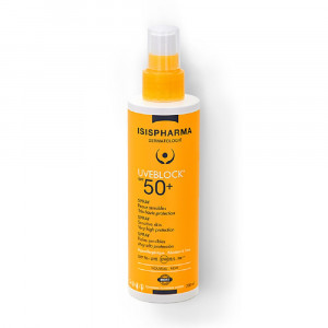 Spray cu protectie solara UVEBLOCK SPF 50+, 200 ml, IsisPharma