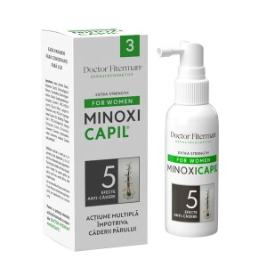 Spray impotriva caderii parului pentru femei Minoxicapil Women, 60ml, Doctor Fiterman