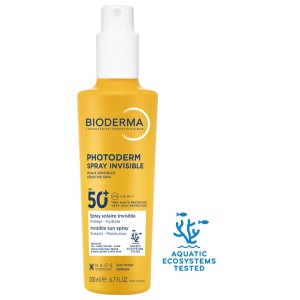 Spray invizibil pentru protectie solara SPF50+ Photoderm, 200 ml, Bioderma